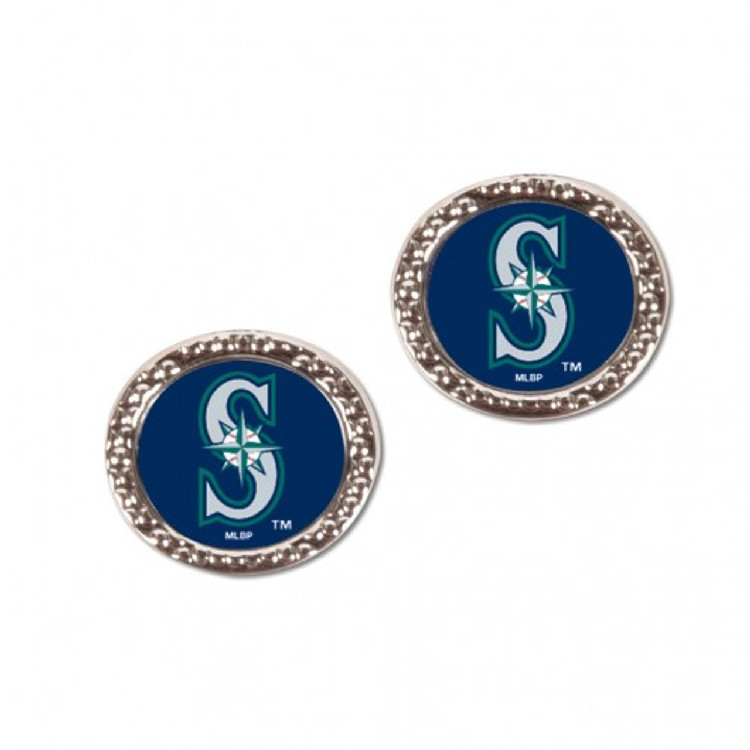 Seattle Mariners Earrings Post Style