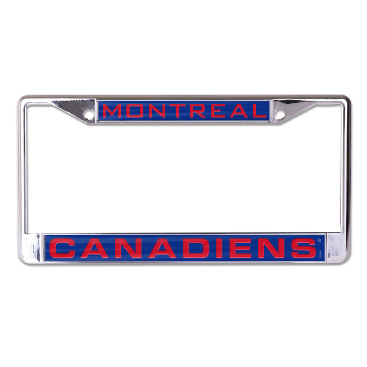 Montreal Canadiens License Plate Frame - Inlaid