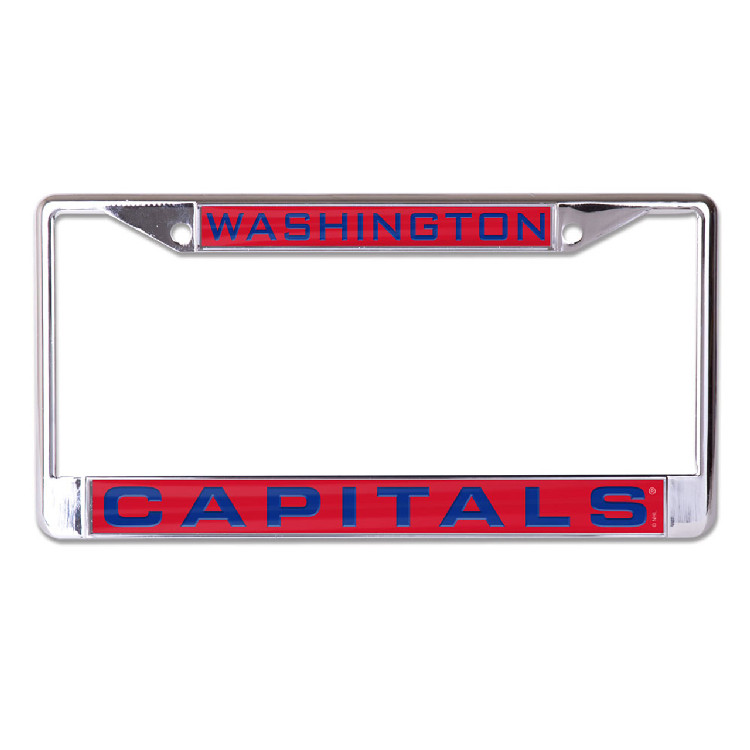 Washington Capitals License Plate Frame - Inlaid