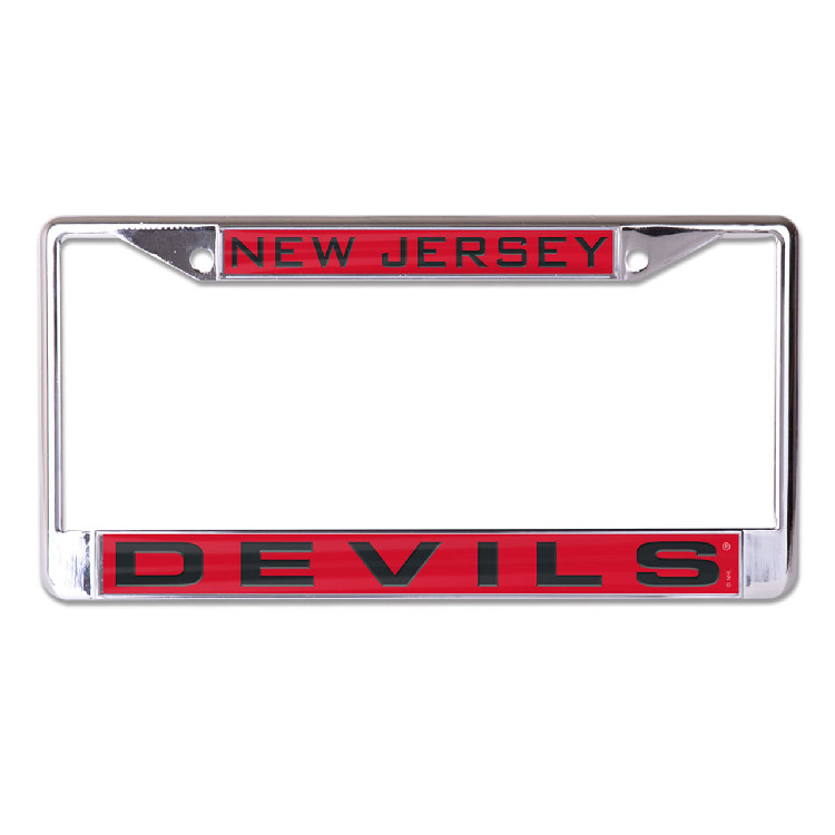 New Jersey Devils License Plate Frame - Inlaid