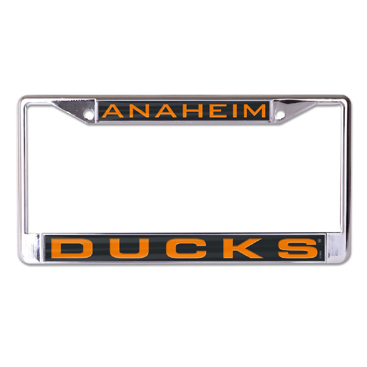 Anaheim Ducks License Plate Frame - Inlaid