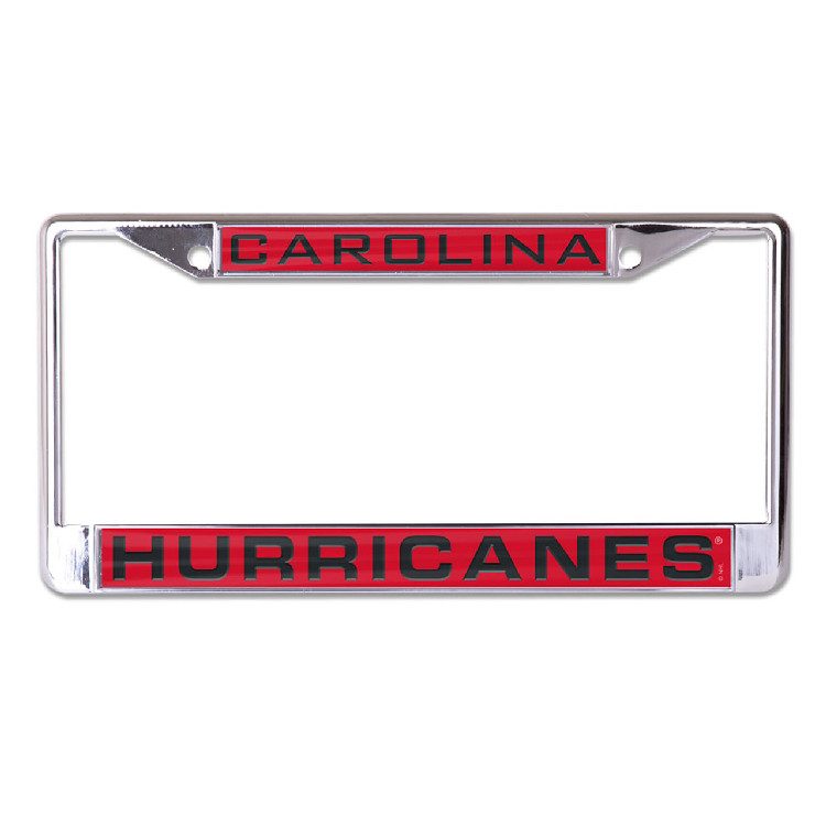 Carolina Hurricanes License Plate Frame - Inlaid