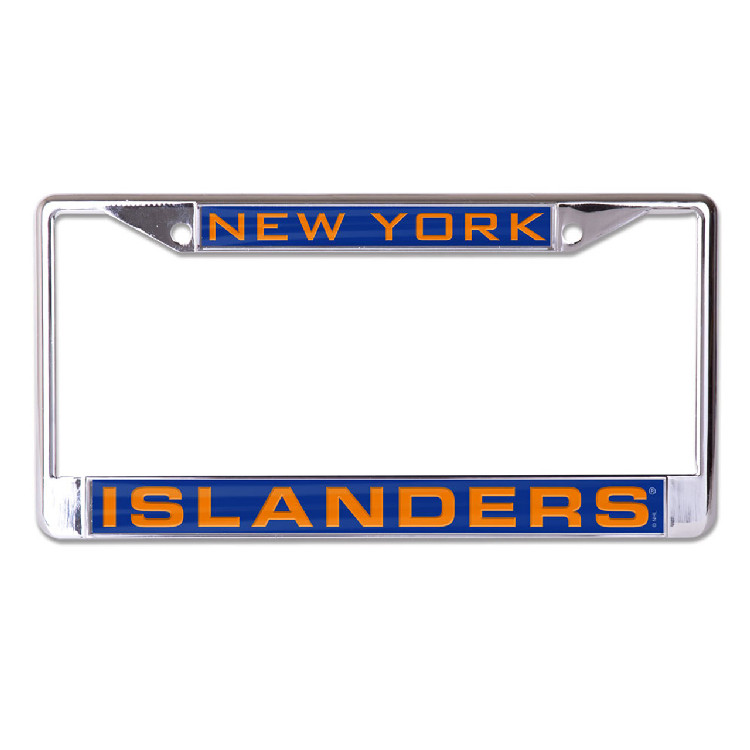 New York Islanders License Plate Frame - Inlaid