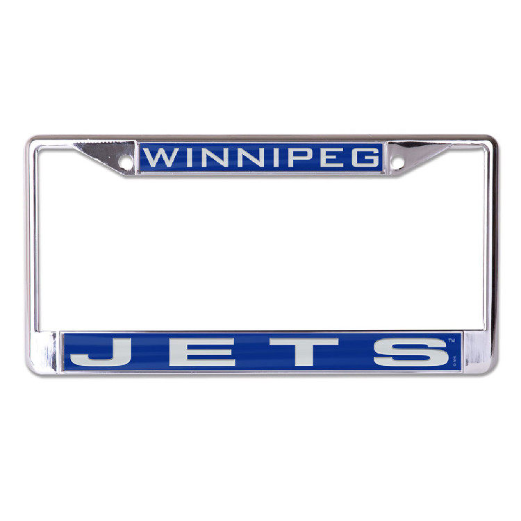 Winnipeg Jets License Plate Frame - Inlaid