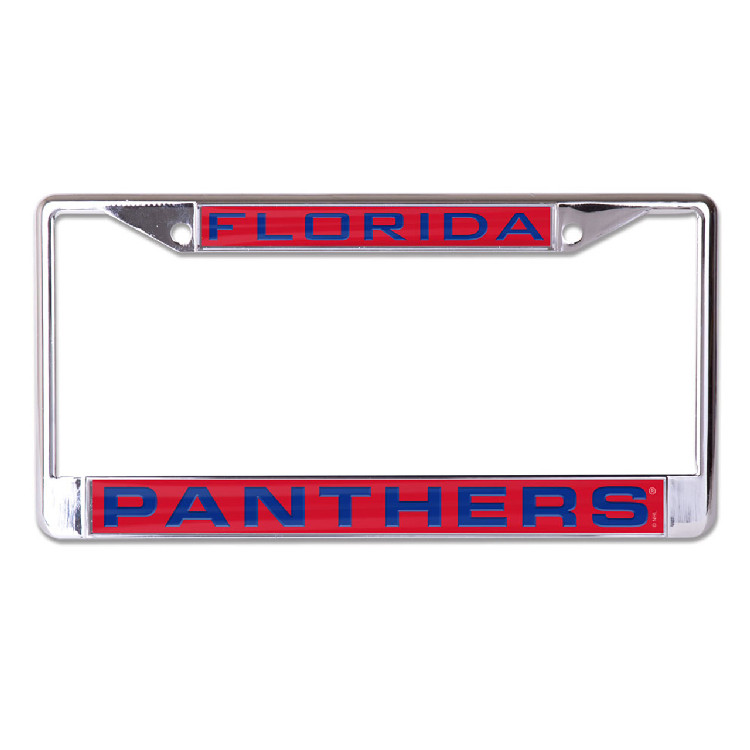 Florida Panthers License Plate Frame - Inlaid