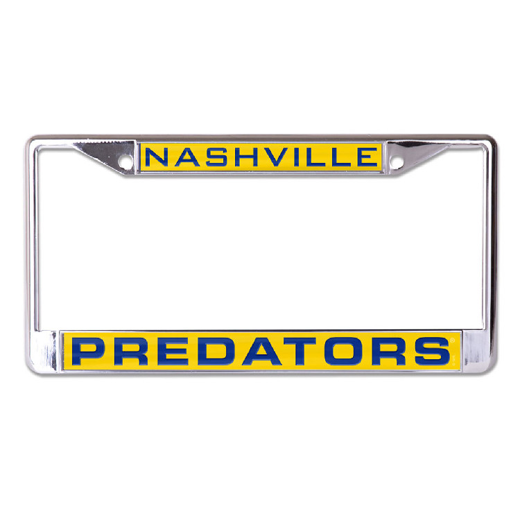 Nashville Predators License Plate Frame - Inlaid