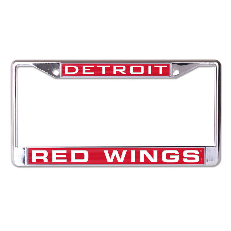 Detroit Red Wings License Plate Frame - Inlaid