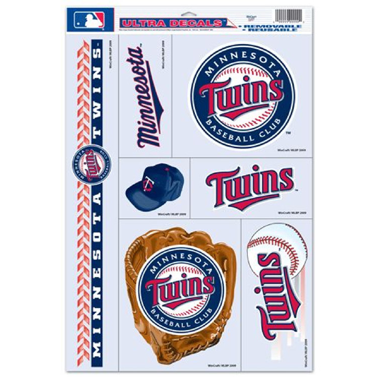 Minnesota Twins Decal 11x17 Ultra