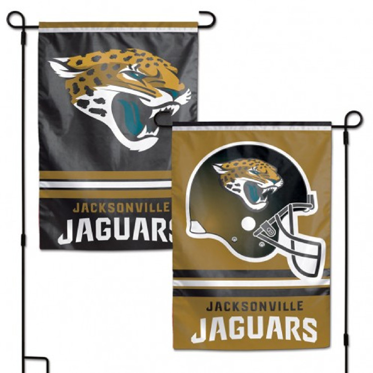 Jacksonville Jaguars Flag 12x18 Garden Style 2 Sided