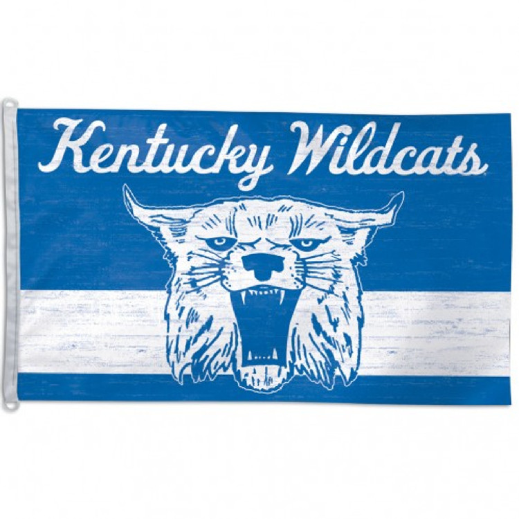 Kentucky Wildcats Flag 3x5 Deluxe Vintage Design