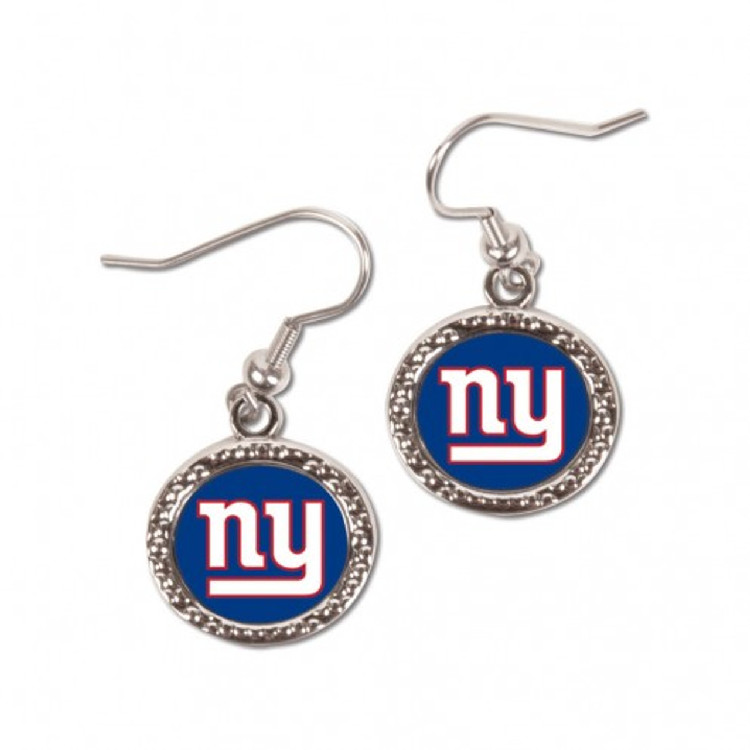 New York Giants Earrings Round Style