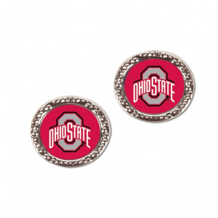 Ohio State Buckeyes Earrings Post Style