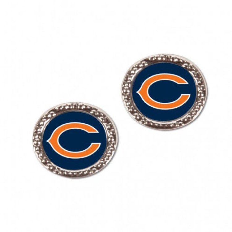 Chicago Bears Earrings Post Style