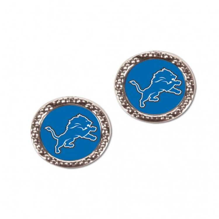 Detroit Lions Earrings Post Style