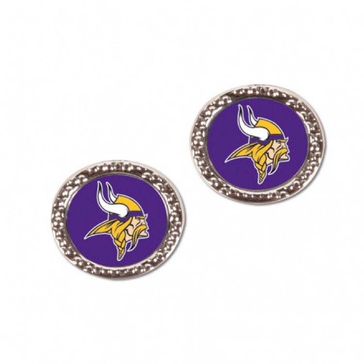 Minnesota Vikings Earrings Post Style