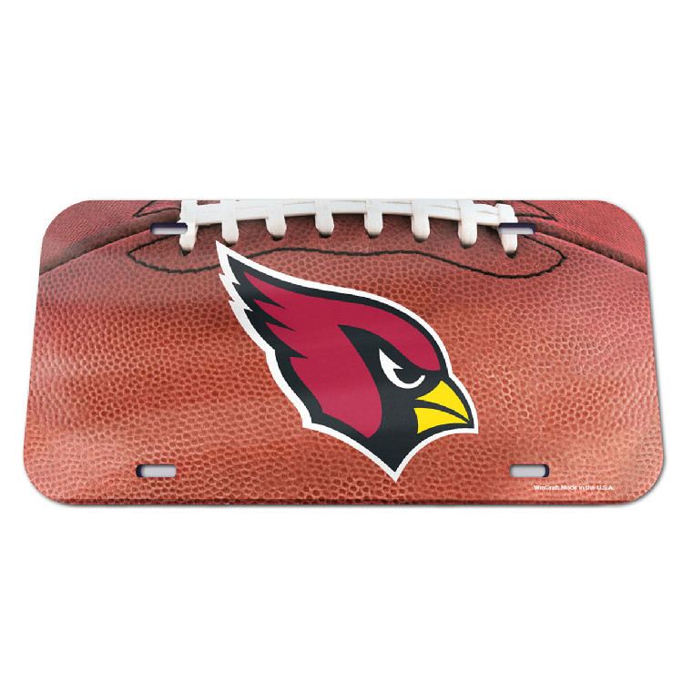 Arizona Cardinals License Plate - Crystal Mirror - Football