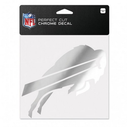 Wincraft Buffalo Bills Decal 6x6 Perfect Cut Chrome -