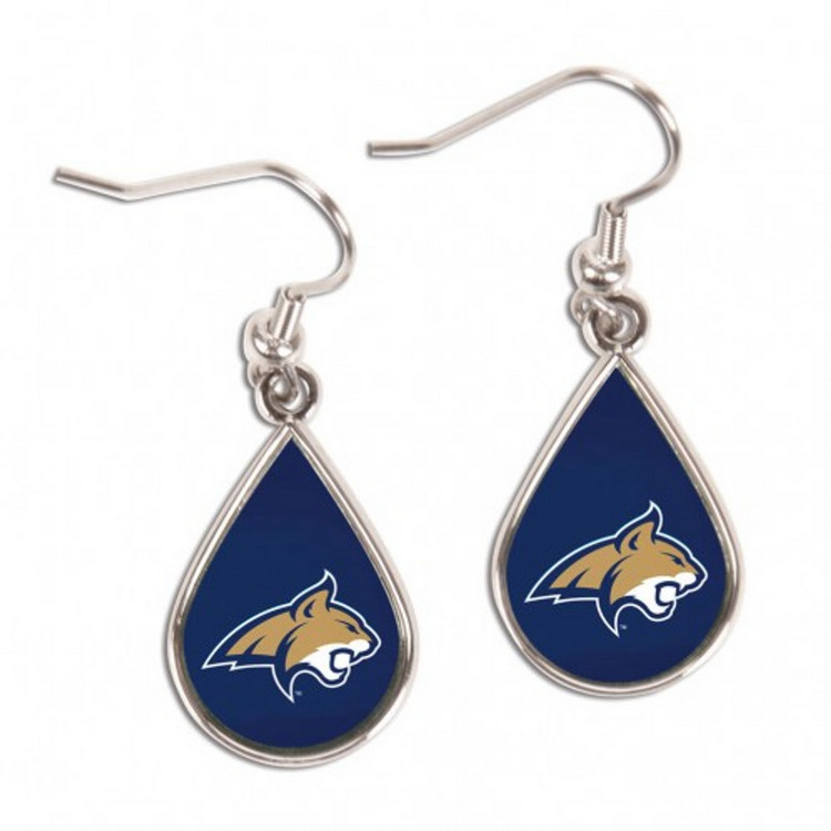 Montana State Bobcats Earrings Tear Drop Style