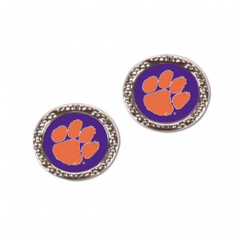 Clemson Tigers Earrings Post Style