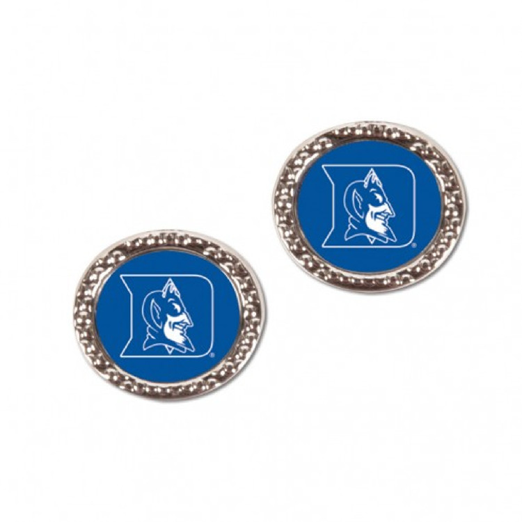 Duke Blue Devils Earrings Post Style