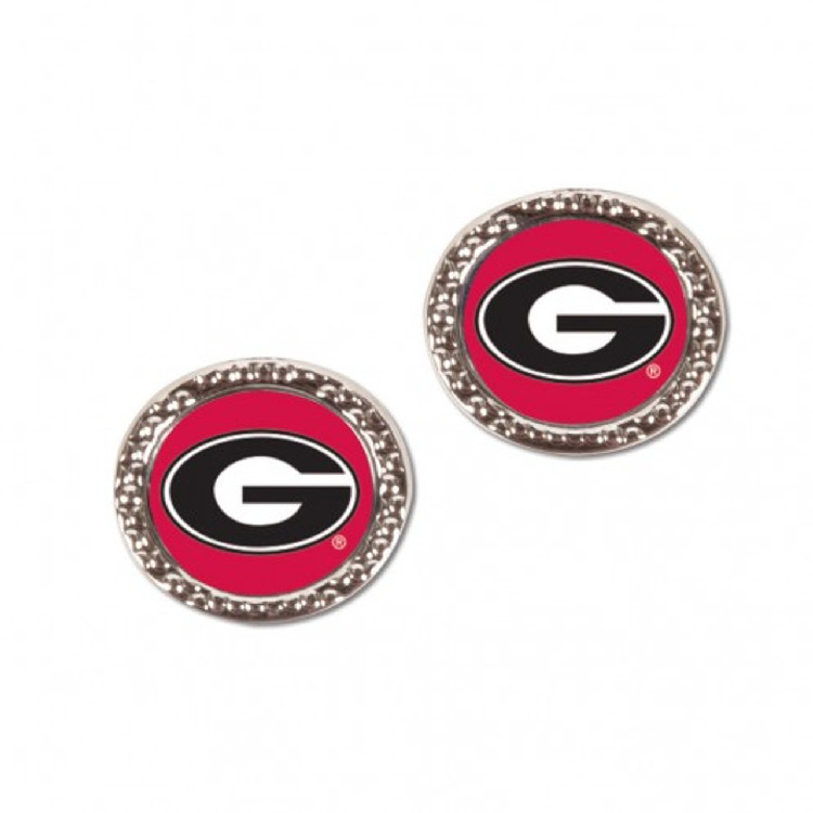 Georgia Bulldogs Earrings Post Style