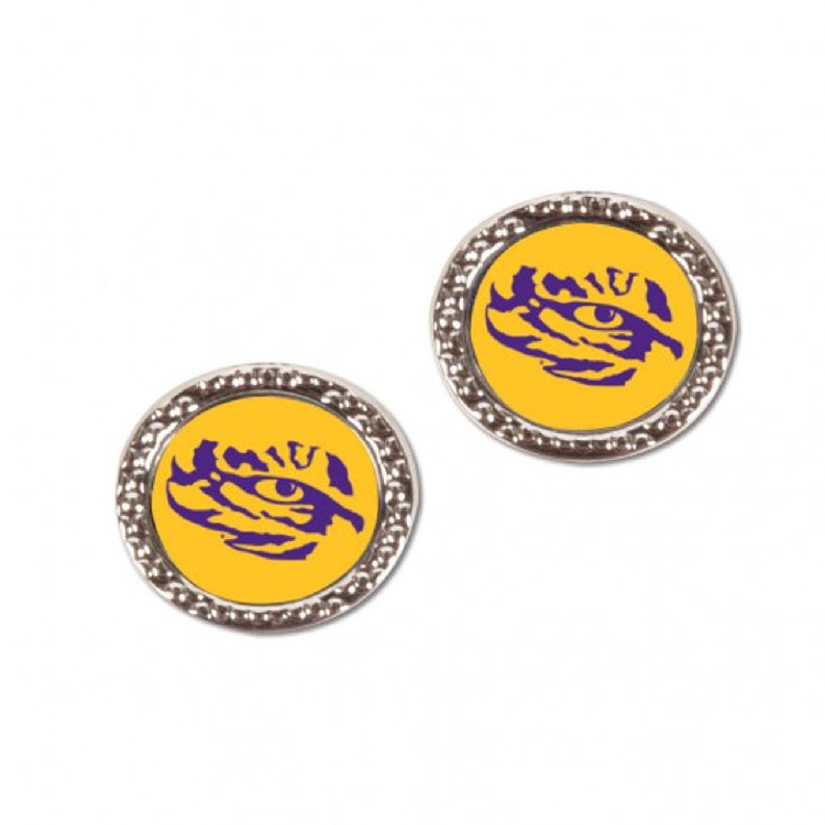 LSU Tigers Earrings Post Style