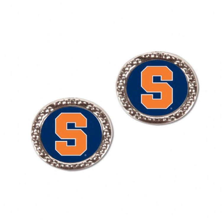 Syracuse Orange Earrings Post Style