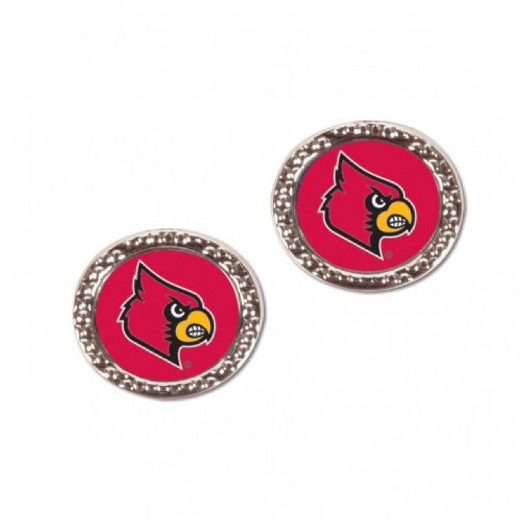 Louisville Cardinals Earrings Post Style