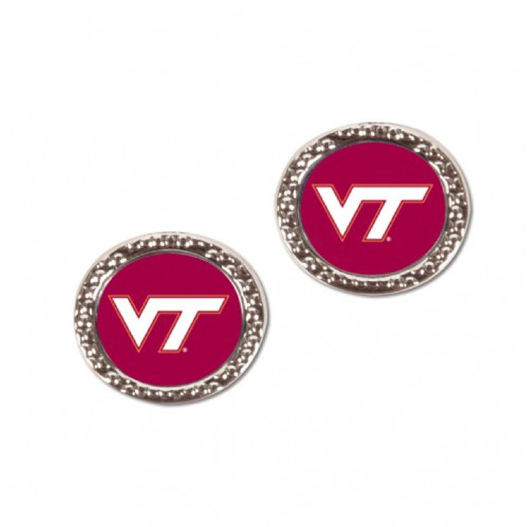 Virginia Tech Hokies Earrings Post Style