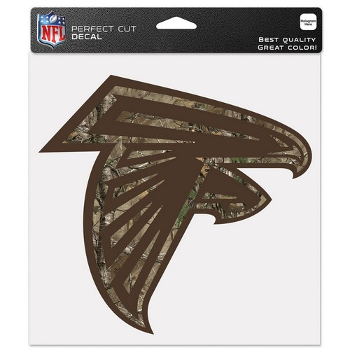 Wincraft Atlanta Falcons Decal 8x8 Perfect Cut Camo -