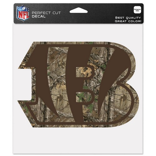 Wincraft Cincinnati Bengals Decal 8x8 Perfect Cut Camo -