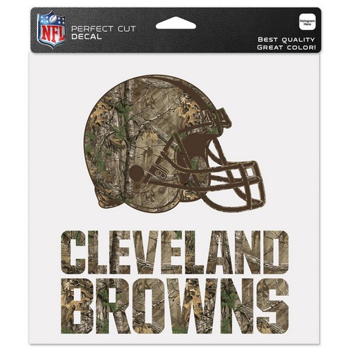 Wincraft Cleveland Browns Decal 8x8 Perfect Cut Camo -