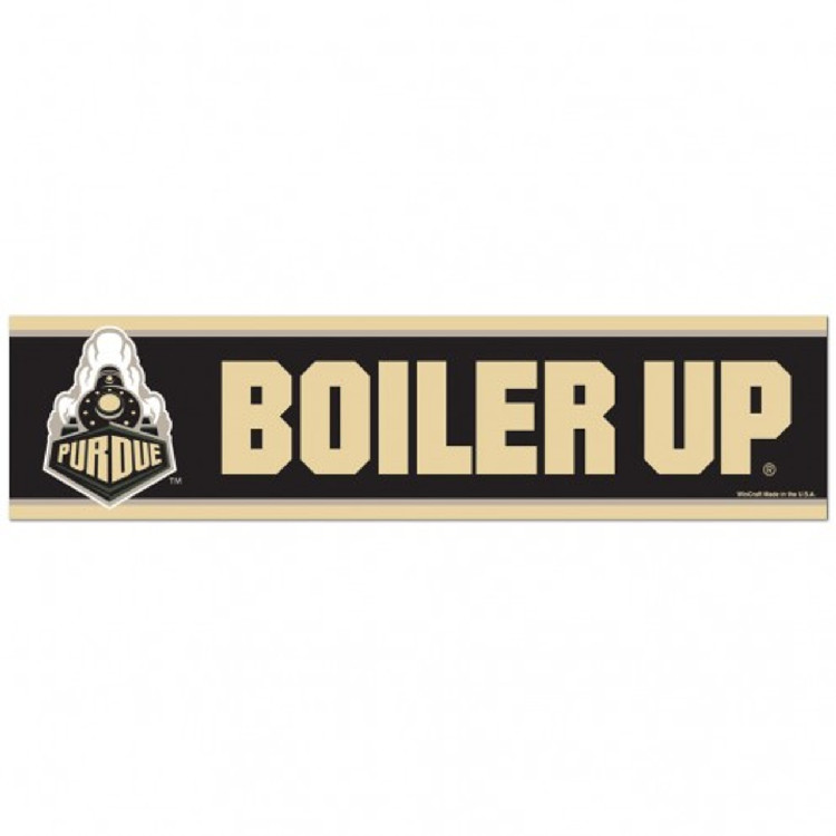 Purdue Boilermakers Decal 3x12 Bumper Strip Style