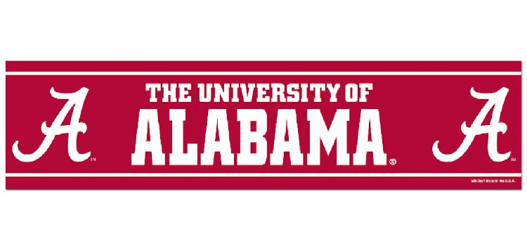 Alabama Crimson Tide Bumper Sticker