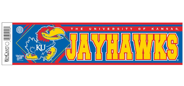 Kansas Jayhawks Bumper Sticker