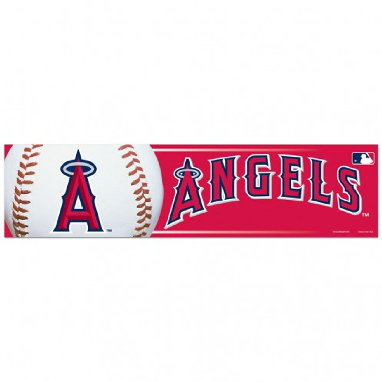 Los Angeles Angels Decal 3x12 Bumper Strip Style