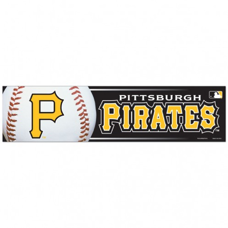 Pittsburgh Pirates Decal 3x12 Bumper Strip Style