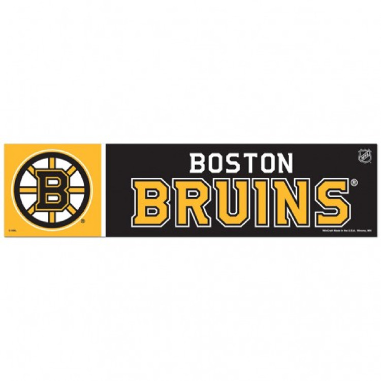 Boston Bruins Decal 3x12 Bumper Strip Style