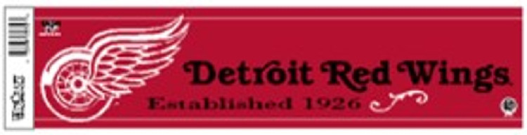 Detroit Red Wings Bumper Sticker