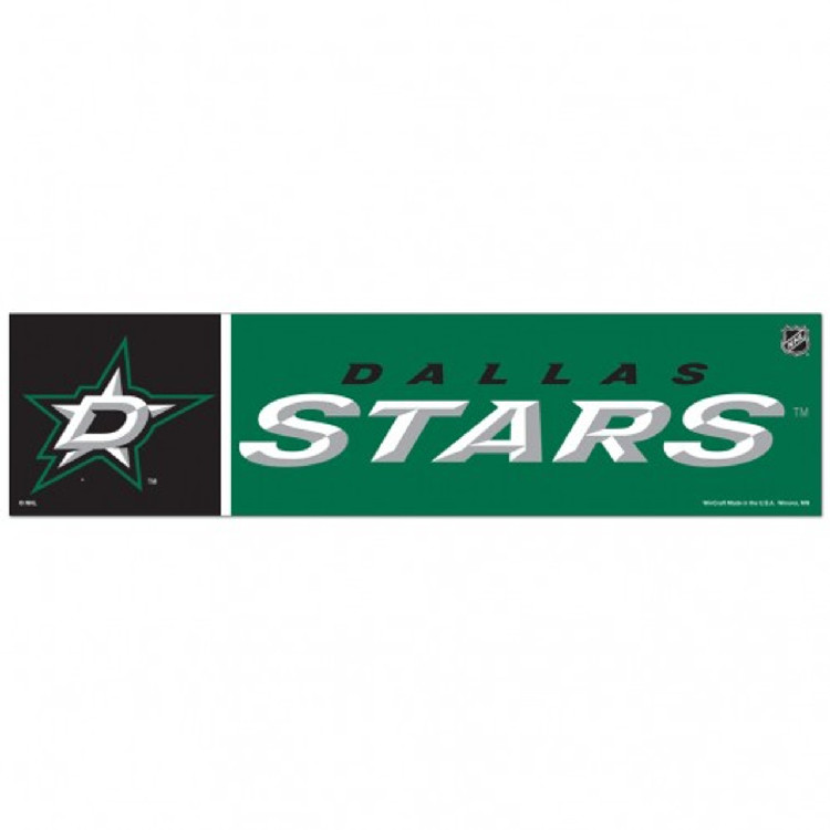 Dallas Stars Decal 3x12 Bumper Strip Style