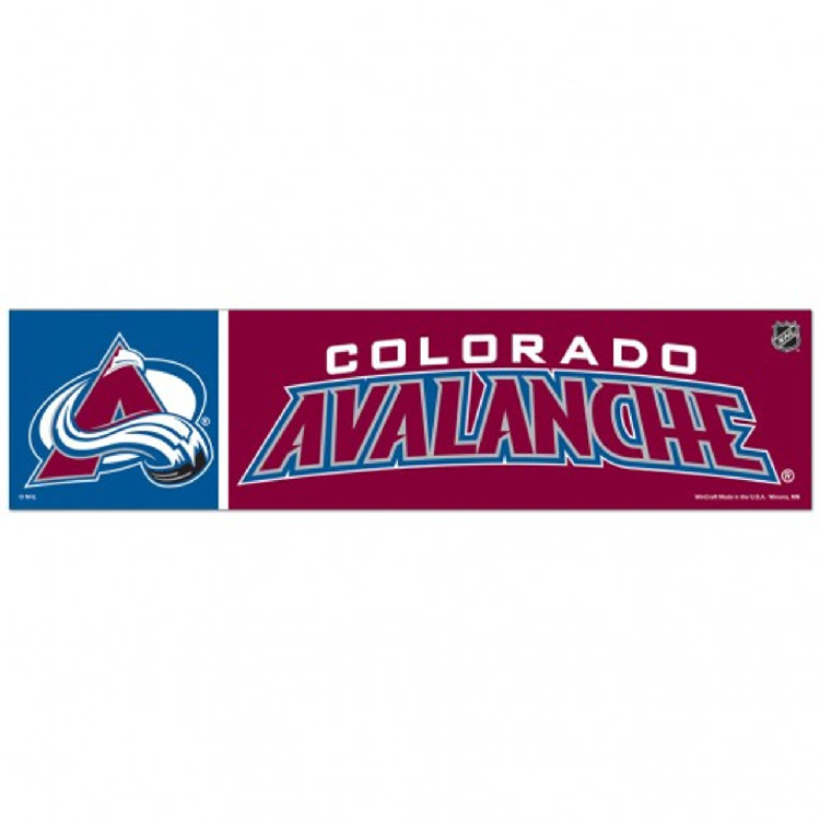 Colorado Avalanche Decal 3x12 Bumper Strip Style