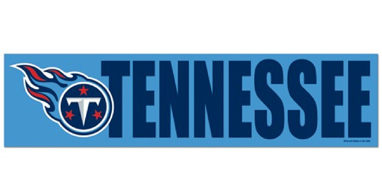 Tennessee Titans Decal Bumper Sticker