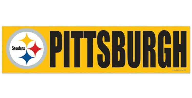 Pittsburgh Steelers Decal Bumper Sticker