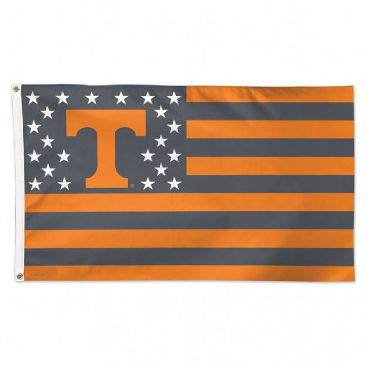 Tennessee Volunteers Flag 3x5 Deluxe Style Stars and Stripes Design