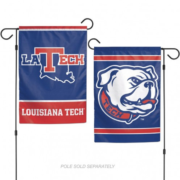 Louisiana Tech Bulldogs Flag 12x18 Garden Style 2 Sided