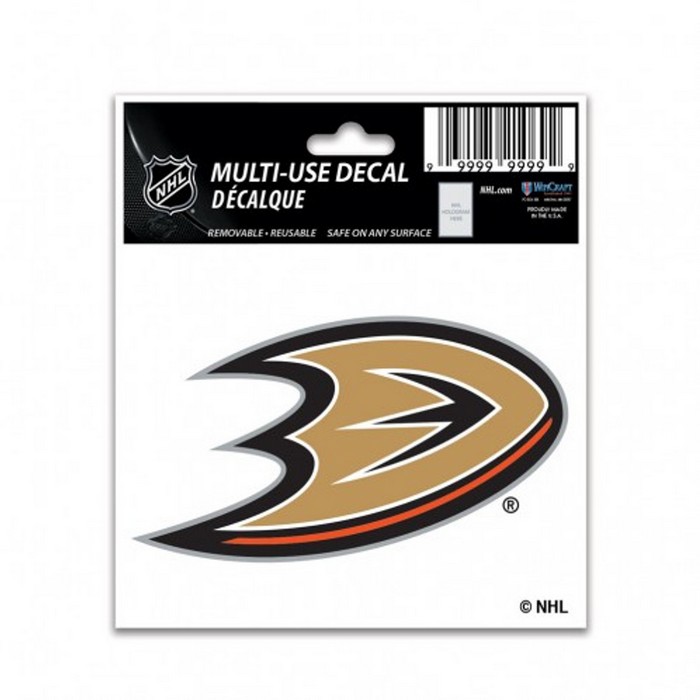 Wincraft Anaheim Ducks Decal 3x4 Multi Use Color -