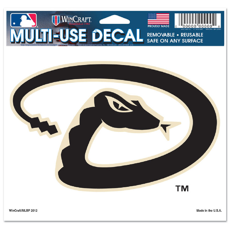 Arizona Diamondbacks Decal 5x6 Multi Use Color