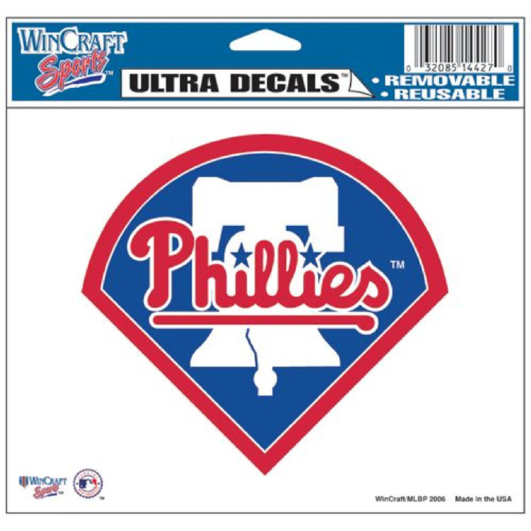 Philadelphia Phillies Decal 5x6 Ultra Color