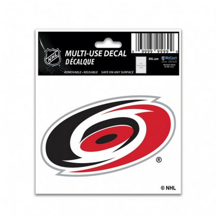 Carolina Hurricanes Decal 3x4 Multi Use Color