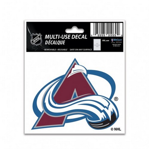 Wincraft Colorado Avalanche Decal 3x4 Multi Use Color -